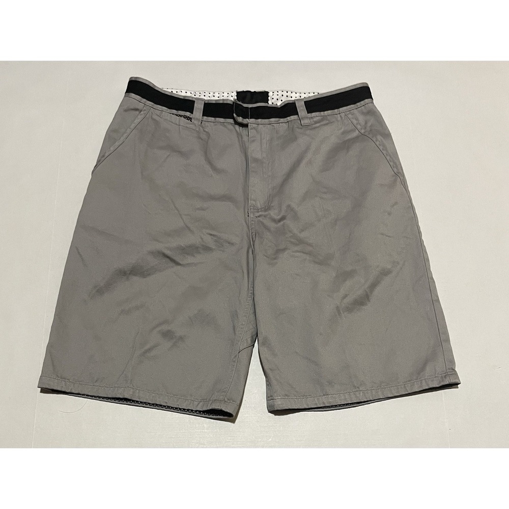 Quiksilver Limited Premium Mens Size‎ 34 X 10 Shorts Gray Vintage Y2K Skater